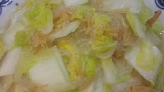 Special Chinese Cabbage with scallops ..easy to cook