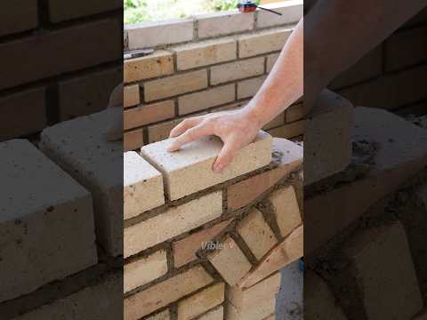 How to build a brick barbecue #shorts