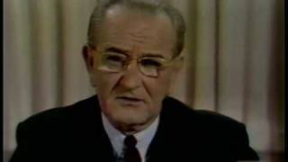 President Lyndon B. Johnson "I Will Not Run" Address to the Nation