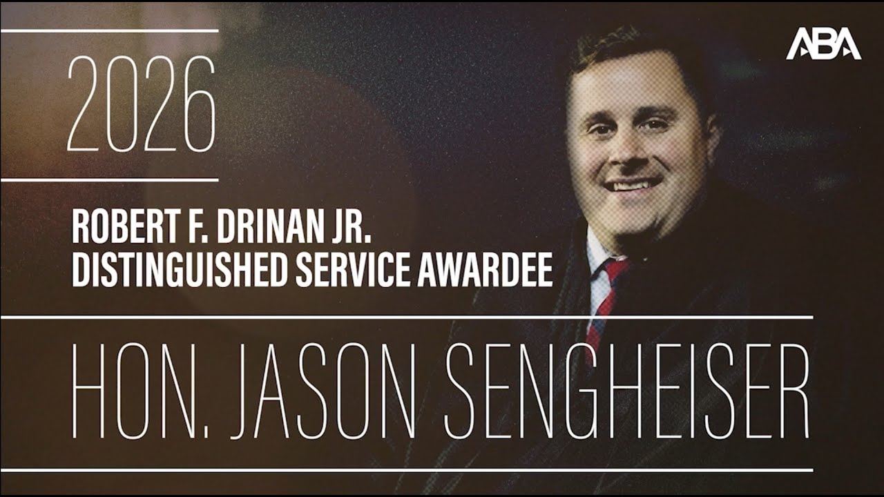 Sizzle Reel for the Honorable Jason M. Sengheiser | 2026 Father Drinan Award