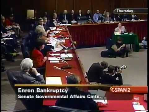 The Financial Collapse of Enron: Retirement Security, Derivatives, Stocks (2002)