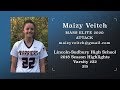 2020 Maizy Veitch Lincoln-Sudbury High School 2018 Varsity Highlights 