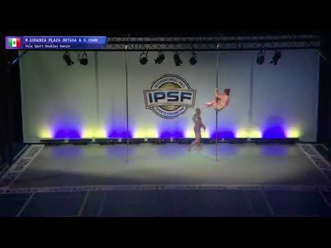 2017 World Pole Sport Doubles Finals M Eugenia Plaza Ortega & S Chan of Mexico
