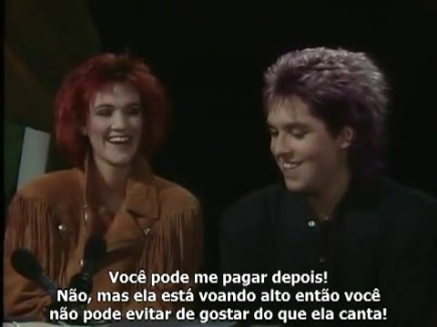 Entrevista legendada com Roxette - 1987 - Marie Fredrikssonn e Per Gessle