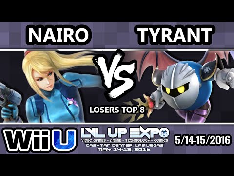 LVL Up Expo - Liquid' Nairo (ZSS) Vs. NME | Tyrant (Metaknight) SSB4 Winners Semis - Smash Wii U
