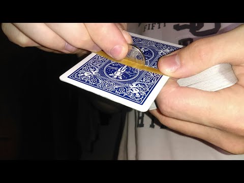 COIN THROUGH CARD - VISUAL COIN PENETRATION ILLUSION!
