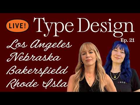 Live Type Design w/ Hoodzpah: Ep 21 - Script Font
