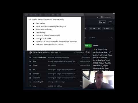 Integrating d3.js with React - performance Knick-Knacks intro