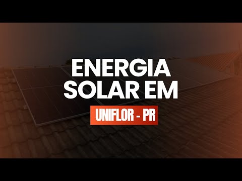 Energia solar em Uniflor - PR