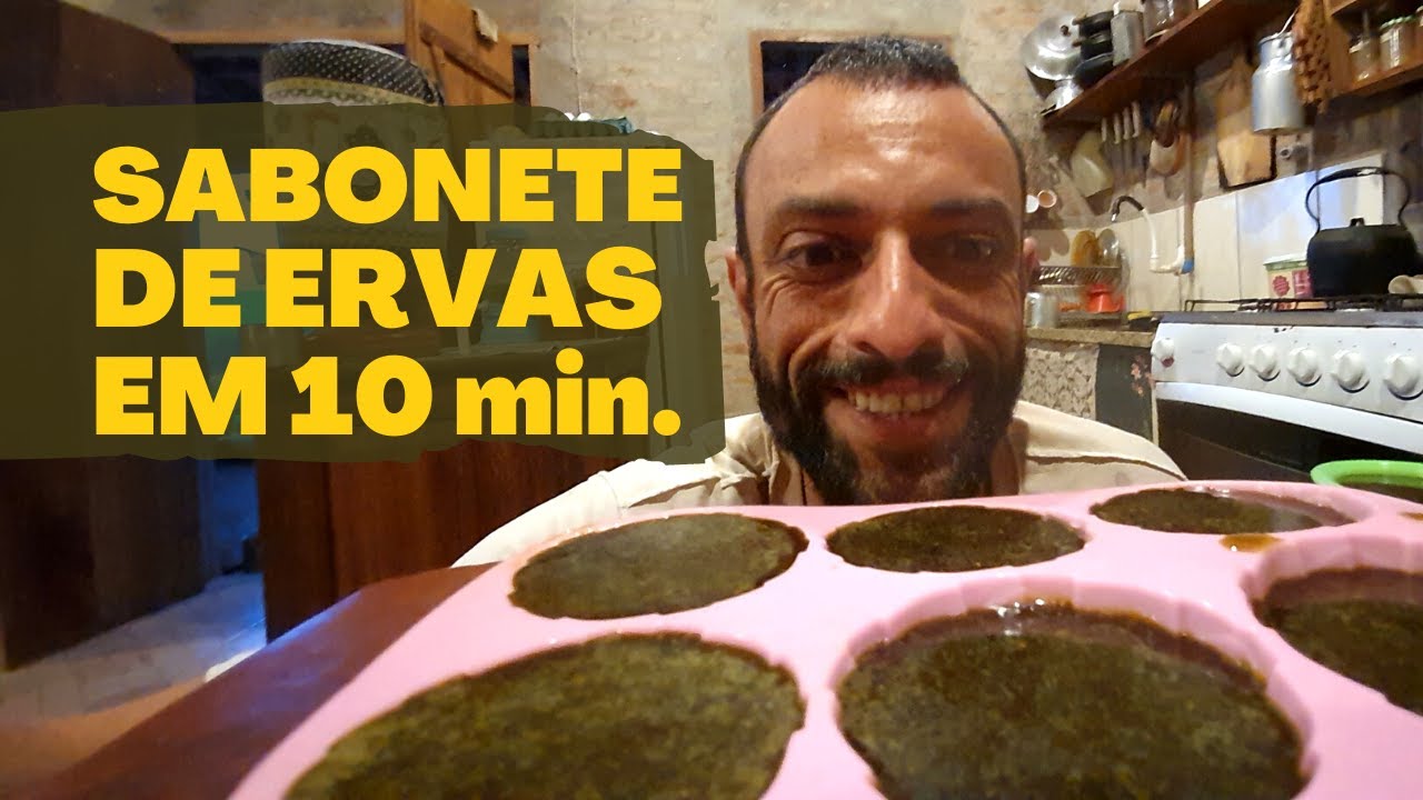 APRENDA FAZER SABONETE CASEIRO DE ERVAS EM 10 MINUTOS   DEIXA O CORAÇÃO FLUIR E GUIAR