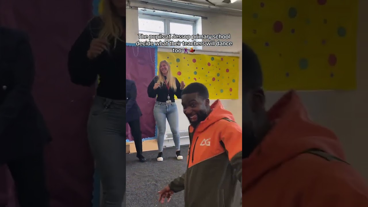 I gave the pupils of Jessop Primary School the chance to choose the song for their teachers to dance
