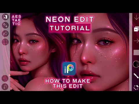 How to Make this Neon Edit | Tutorial 20 ft. Jennie