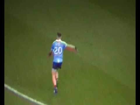 Cormac Costello scores a point for Dublin - 2016 All-Ireland Final replay
