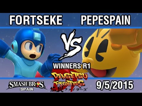 Densetsu Fighters - ForTseKe (Megaman) VS. PepeSPAIN (Pac-Man) SSB4 Winners R1