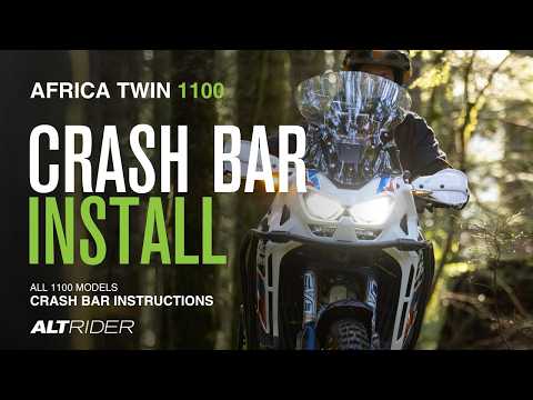 Africa Twin Crash Bar Install