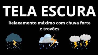 Tempestade E Tranquilidade: Sono Profundo Com Chuva Torrencial E Trovões.
