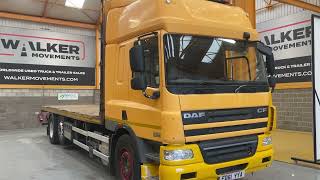 DAF CF75 SPACE CAB EURO 5 6X2, 26 TONNE FLATBED – 2012 – FD61 YYA platform truck for sale - Image 4 | Autoline SG DAF CF75 SPACE CAB EURO 5 6X2, 26 TONNE FLATBED – 2012 – FD61 YYA platform truck | Image 4 - Autoline