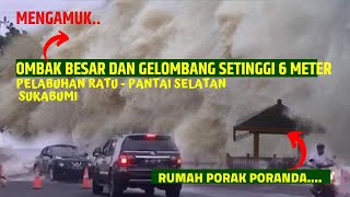 Download lagu Ombak pesisir pantai selatan sukabumi saat ini mengamuk, gelombang setinggi 6 meter hantam pelabuhan mp3