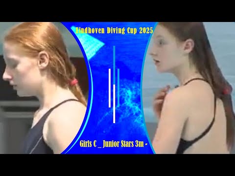 Next-Gen Stars Make a Splash 💦 | Girls C 3m | Eindhoven Diving Cup 2025 #divehighlights