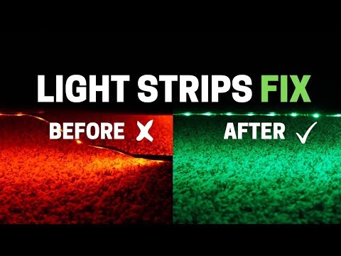 Light Strips Falling Down? Best Solution Video