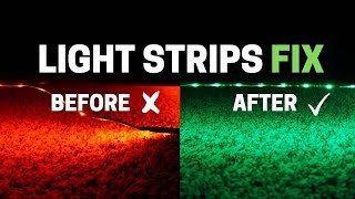 Light Strips Falling Down? Best Solution