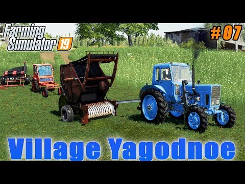 Make and sell silage bale | Farming on Village Yagodnoe | Farming simulator 19 | Timelapse #07
