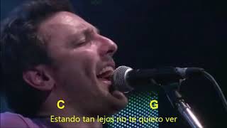 Tan Lejos (En vivo) - Letra y acordes (NO TE VA GUSTAR)