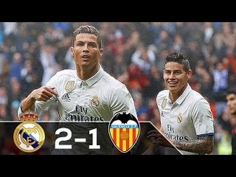 Real Madrid vs Valencia 2-1 - Highlights & Goals - 29 April 2017