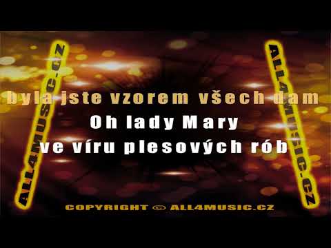 KJ1585 CHLADIL MILAN-Oh lady Mary (Karaoke verze)
