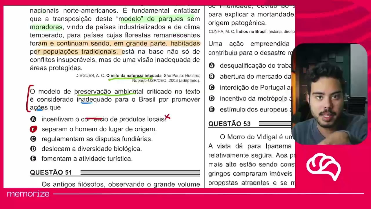 Resolução em Vídeo — Questão 50 ENEM 2018 PPL