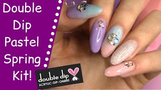 SPRING Pastels Dip Powder Collection REVIEW! | Double Dip Spring Dip Powder Review