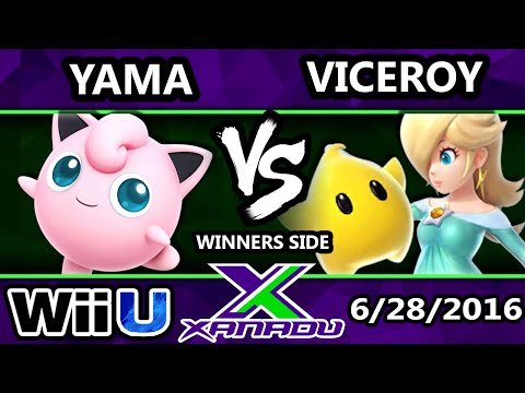 S@X 156 - Viceroy (Rosalina) Vs. Yama (Lucas, Jigglypuff) SSB4 Tournament - Smash Wii U - Smash 4
