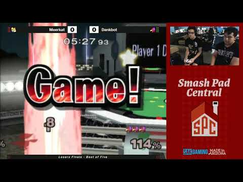 SPC 166 Melee Losers Finals - Meerkat (Fox) vs Dankbot (Falco)