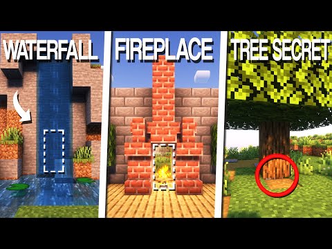 Minecraft: 5 Secret Base Entrances