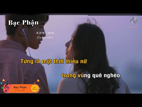 BẠC PHẬN - K-ICM x JACK (Guitar beat solo karaoke) | Muối SV