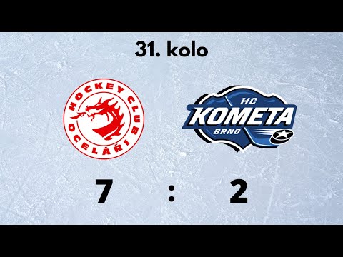 TELH 22/23 | 31. kolo: HC Oceláři Třinec - HC Kometa Brno 7:2 | Sestřih