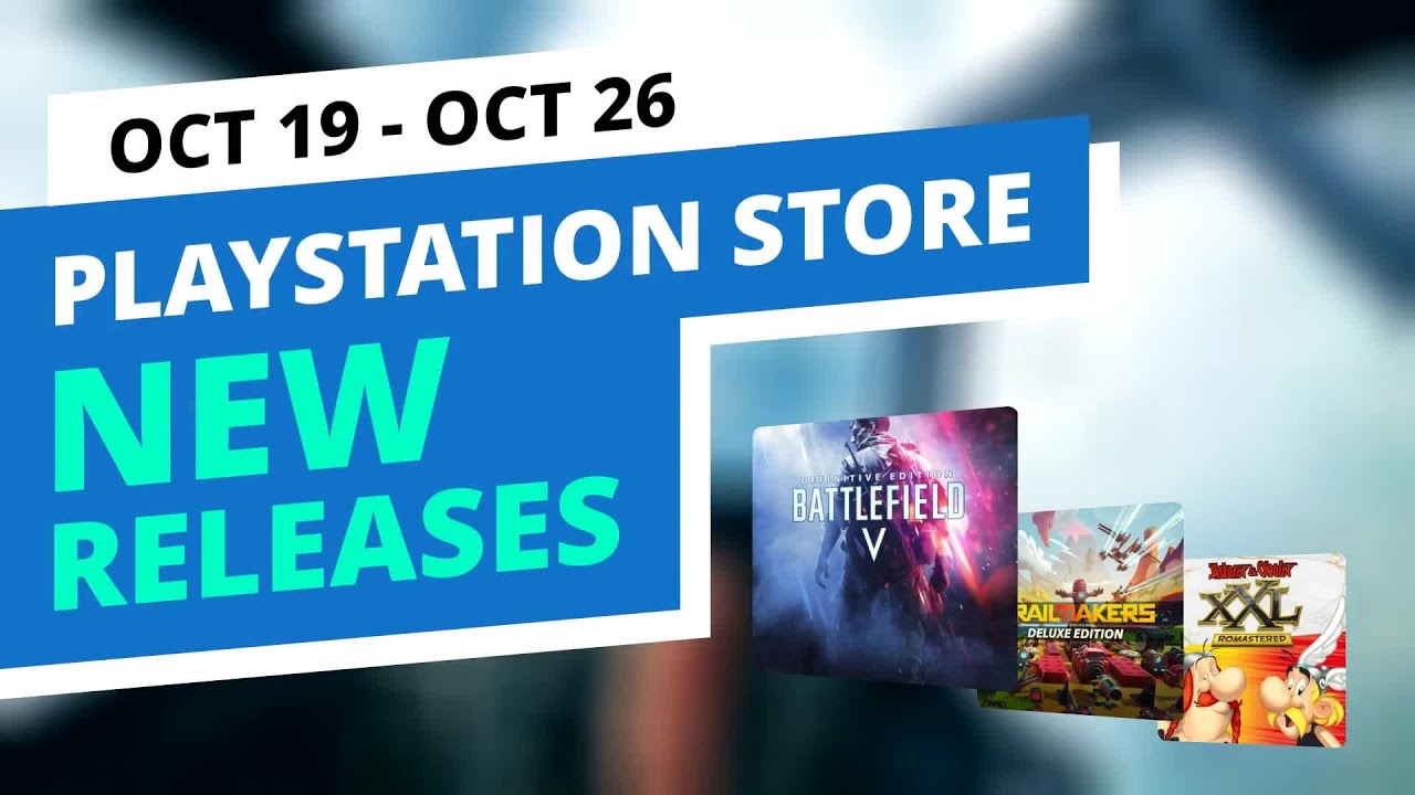 New Games in the official PlayStation Store, Oct 19 - Oct 26