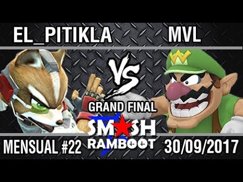 [SmashxRamboot#22] El_Pitikla (Fox) Vs. MVL (Wario) Grand Final