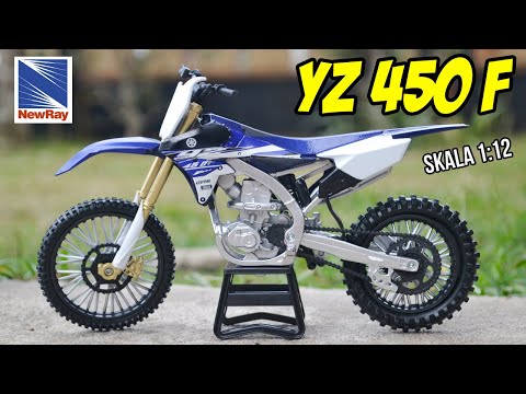 Diecast Miniatur Motor Trail Yamaha YZ 450F NewRay 1/12