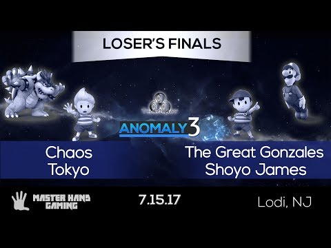 Anomaly 3 - TSB | Tokyo + TSB | Chaos vs. The Great Gonzales + Shoyo James - Loser's Finals