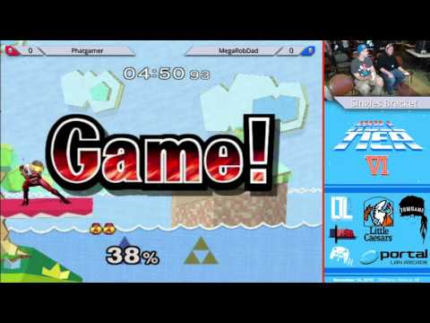 Roll Tier 6 - Phatgamer (Red Sheik) vs. MegaRobDad (Blue Sheik) - Melee Losers Bracket