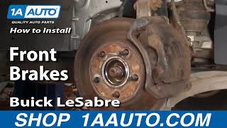 How to Replace Front Brakes 00-05 Buick LeSabre