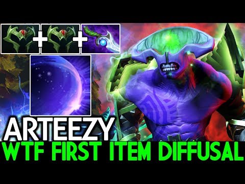 ARTEEZY [Faceless Void] WTF First Item Diffusal Full Agi Build 7.24 Dota 2