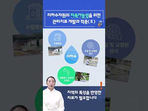 지역별 상황에 맞는 지하수 관리가 핵심