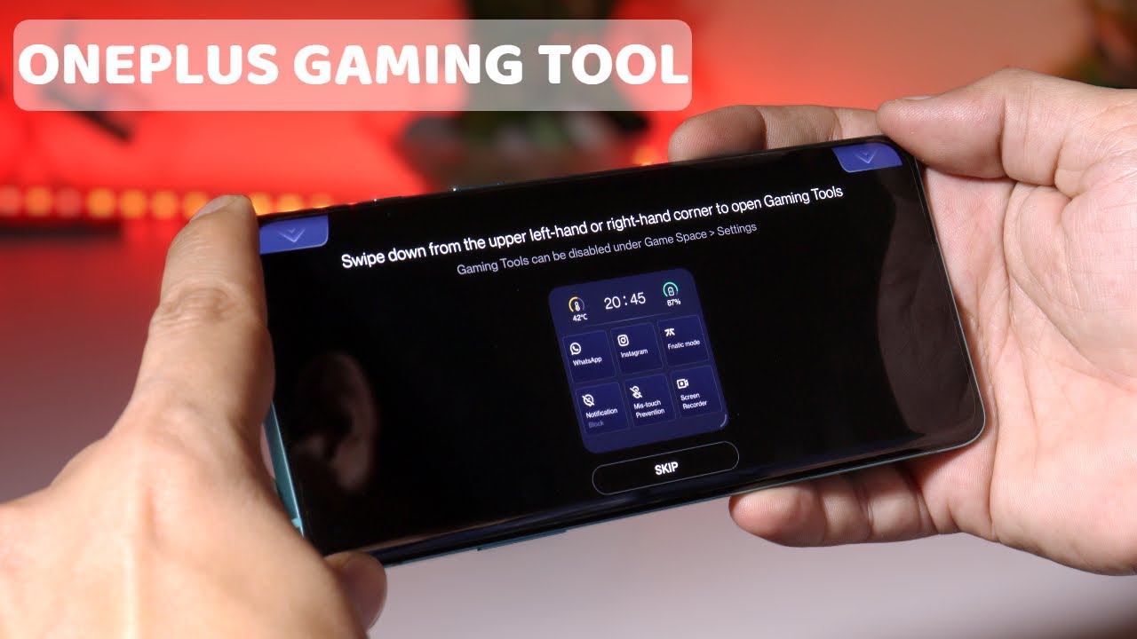 Oneplus new Gaming tool & Mis-Touch Prevention feature