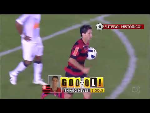 Flamengo 5 x 4 santos   melhores momentos  Brasileirão 2011