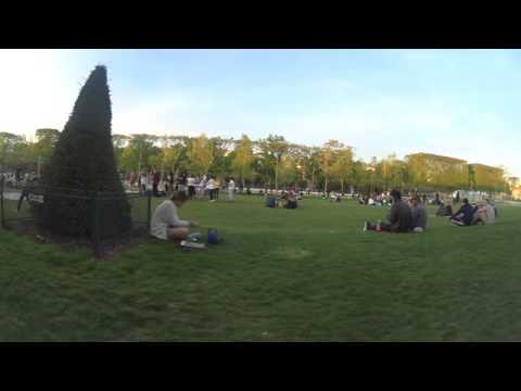 Walking in the Champ de Mars, Paris