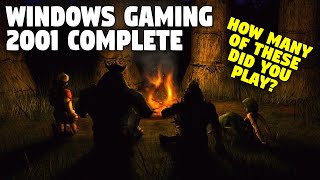 A Year of Gaming Greatness – The Ultimate 2001 PC Game Collection!