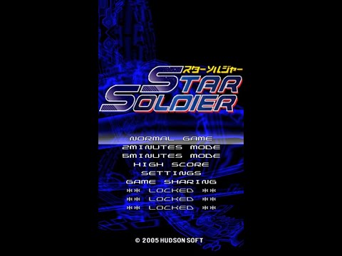 [PPSSPP] Star Soldier (スターソルジャー) gameplay (hard mode)
