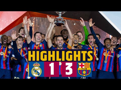 SUPER CHAMPIONS!! HIGHLIGHTS I MADRID 1-3 BARÇA | SPANISH SUPERCUP 🏆🔵🔴